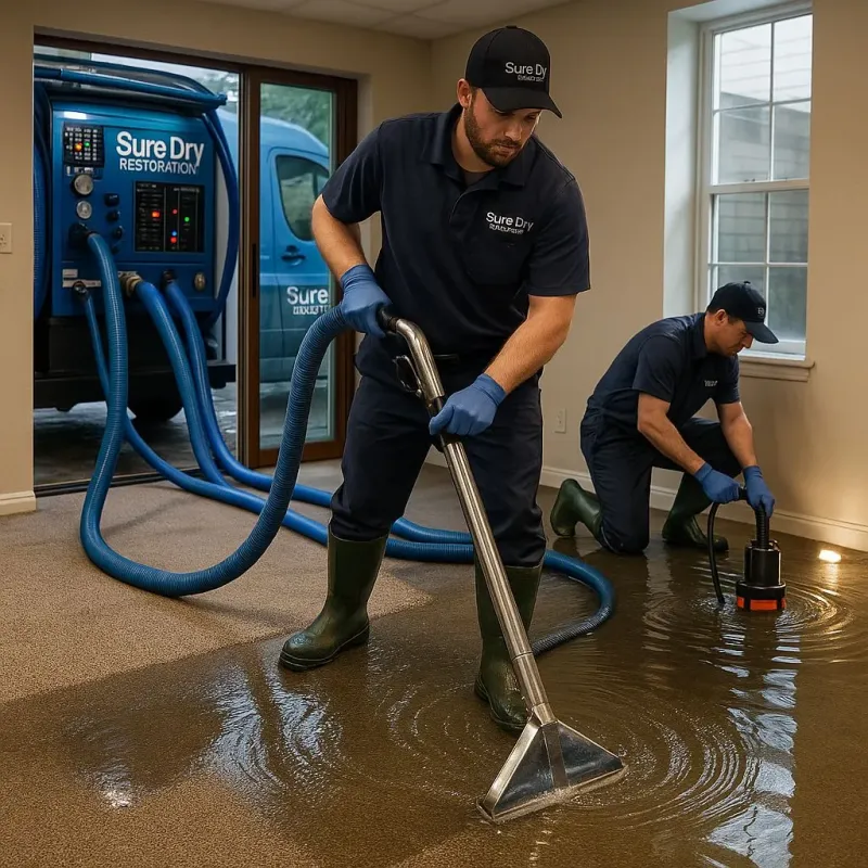 Water Extraction and Removal process in Gardnerville, NV
